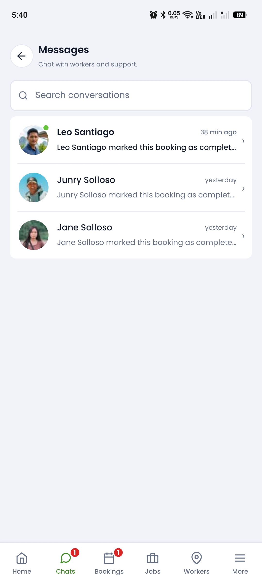 Chat before you commit