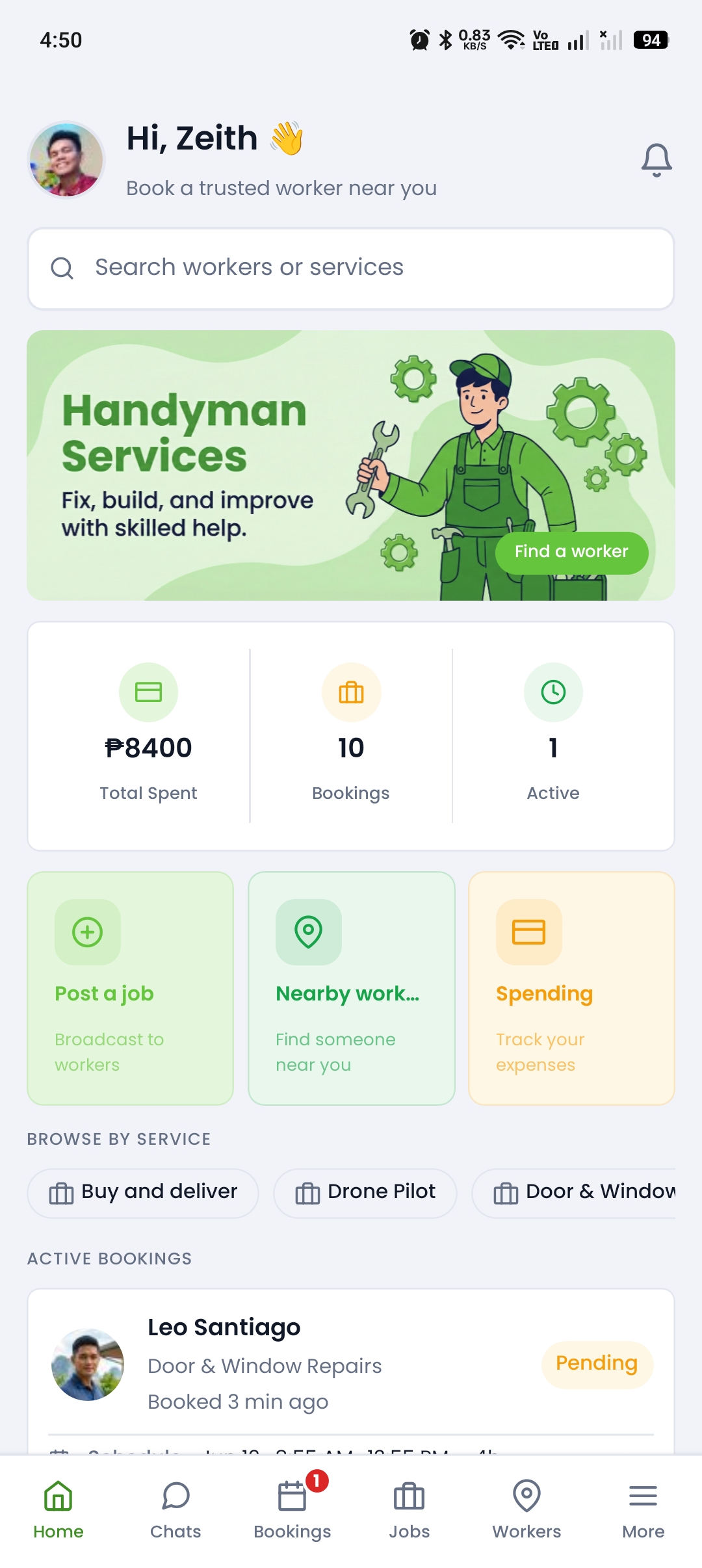 Workermo app